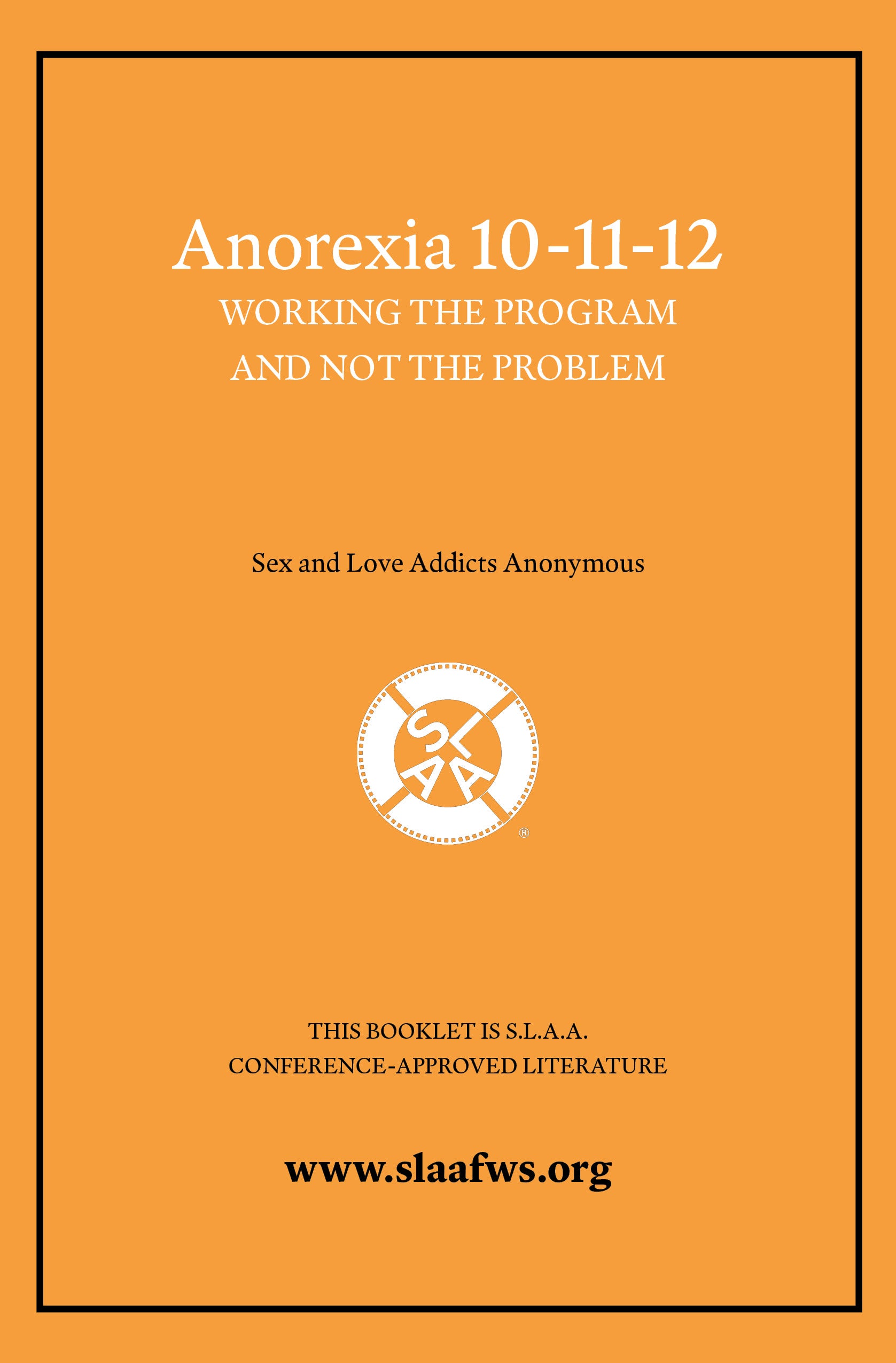 [PDF Booklet] Anorexia 10-11-12
