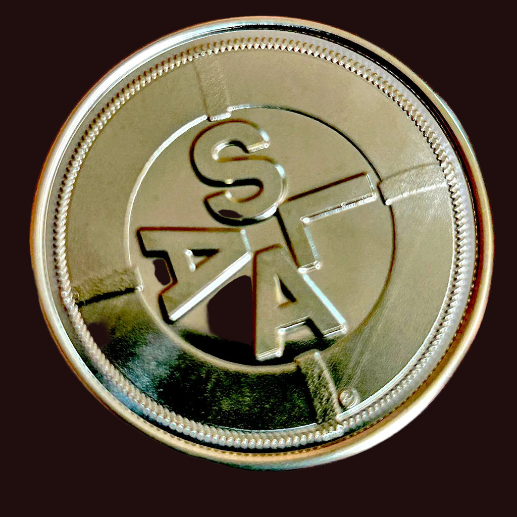 Bronze S.L.A.A. Commemorative Medallion Heads